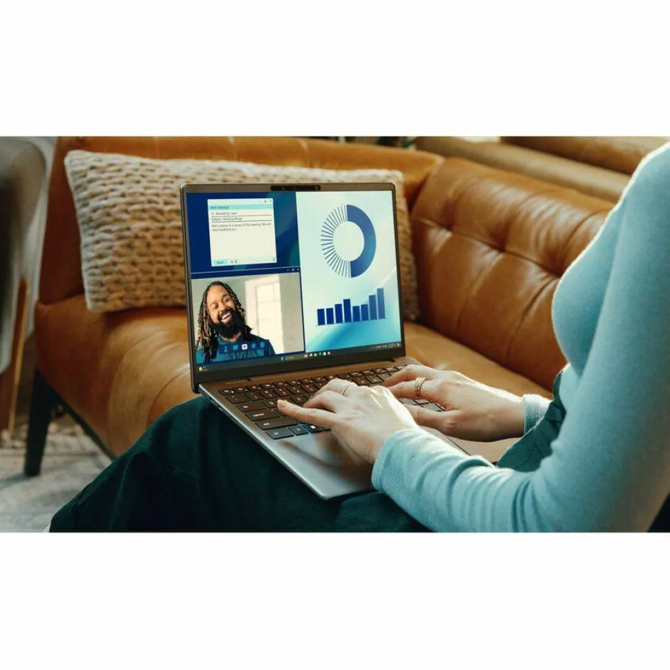 Dell Latitude 7000 7455 14" Touchscreen Copilot+ PC Notebook - QHD+ - 60 Hz - Qualcomm Snapdragon X Elite X1E-80-100 - 32 GB - 512 GB SSD - English (US) Keyboard - Aluminum Titan Gray