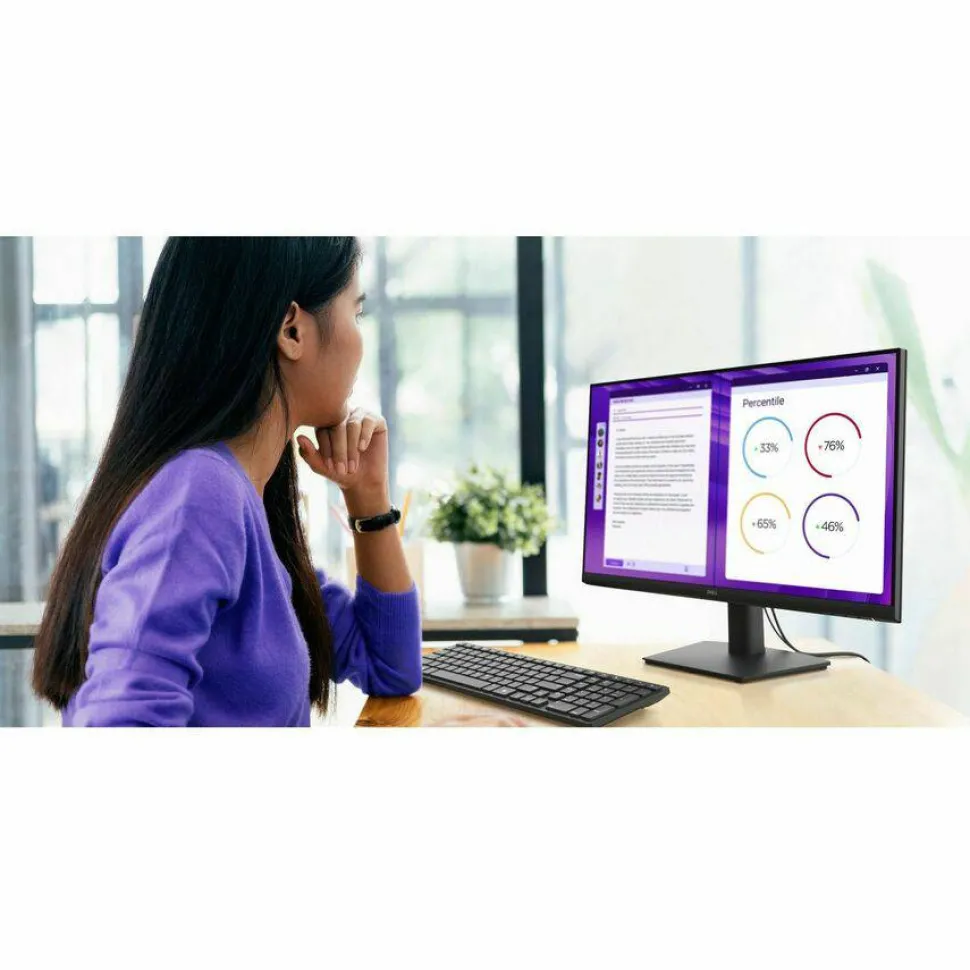 Dell Pro E2425HM 24" Class Full HD LED Monitor - 16:9 - Black