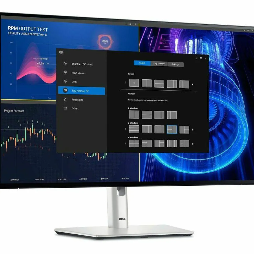 Dell UltraSharp U2424H 24" Class Full HD LED Monitor - 16:9 - Silver