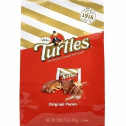 DeMet's Original Turtle Bites, Original Pecan, 1 lb, 1.5 oz Bag
