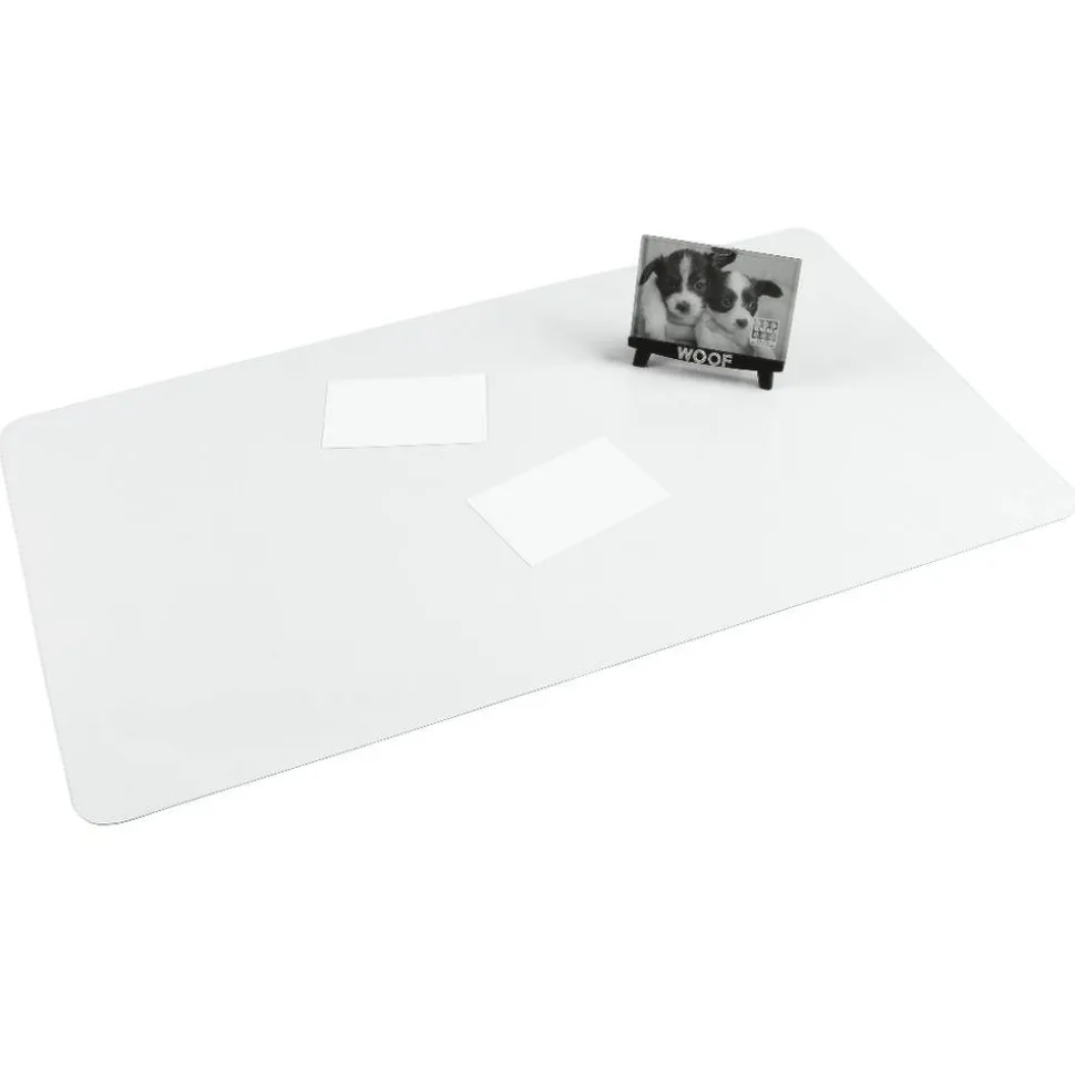 Desk Pad With Antimicrobial Protection, 20" H x 36" W, Clear