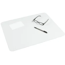 Desk Pad With Antimicrobial Protection, 19"H x 24"W, Clear