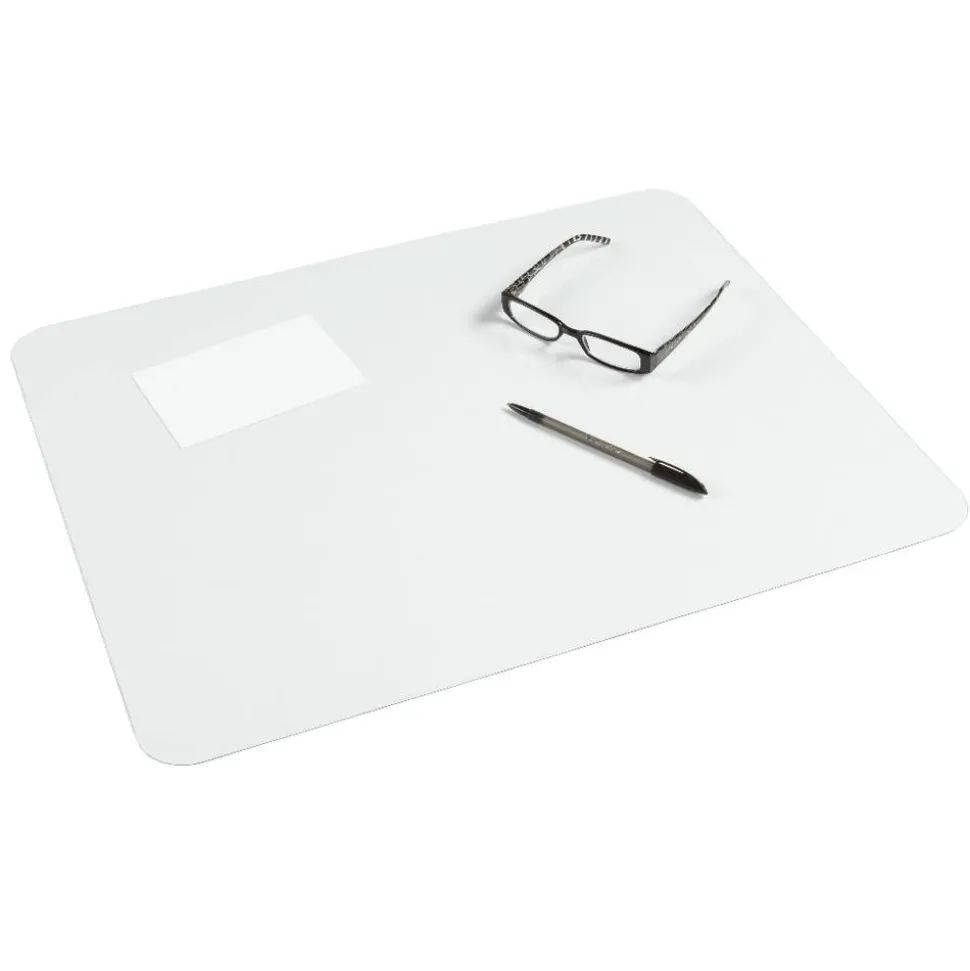 Desk Pad With Antimicrobial Protection, 19"H x 24"W, Clear