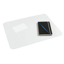 Desk Pad With Antimicrobial Protection, 17 " H X 22" W, Clear