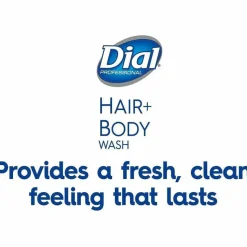 Dial Peach Scent Body And Hair Shampoo, 1 Gallon, Case Of 4 Bottles