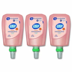 Dial Professional Antibacterial Defense Foaming Hand Wash Refill for FIT Touch Free Dispenser, Original Scent, 1 L, 3/Carton
