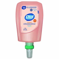 Dial Professional Antibacterial Defense Foaming Hand Wash Refill for FIT Touch Free Dispenser, Original Scent, 1 L, 3/Carton