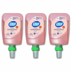 Dial Professional Antibacterial Defense Foaming Hand Wash Refill for FIT Manual Dispenser, Original Scent, 1.2 L, 3/Carton