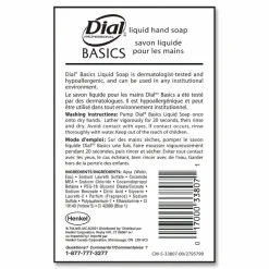 Dial Professional Basics MP Free Liquid Hand Soap Refill, Honeysuckle Scent, 3.78 L