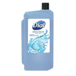Dial Professional Body Wash Refill for 1 L Liquid Dispenser, Spring Water Scent, 1 L, 8/Carton