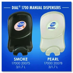 Dial Professional Dial 1700 Manual Dispenser, 1.7 L, 7.07 x 3.95 x 12.66, Pearl, 3/Carton