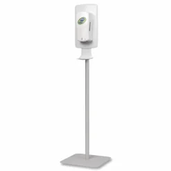 Dial Professional FIT Touch Free Dispenser Floor Stand, 15.7 x 15.7 x 58.3, White