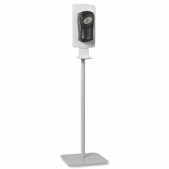 Dial Professional FIT Touch Free Dispenser Floor Stand, 15.7 x 15.7 x 58.3, White