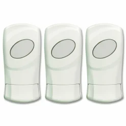 Dial Professional FIT Universal Manual Dispenser, 1.2 L, 4 x 5.13 x 10.5, Ivory, 3/Carton