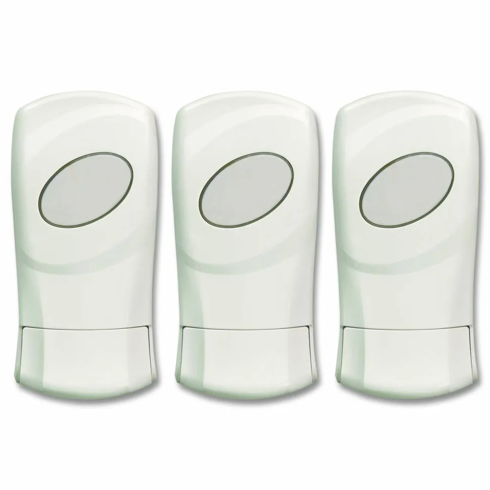 Dial Professional FIT Universal Manual Dispenser, 1.2 L, 4 x 5.13 x 10.5, Ivory, 3/Carton