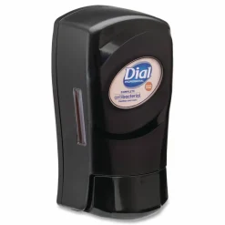 Dial Professional FIT Universal Manual Dispenser, 1.2 L, 4 x 5.13 x 10.5, Slate, 3/Carton