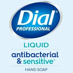 Dial Sensitive Skin Antimicrobial Liquid Soap Refill, 1 Gal.