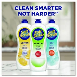 Dial Soft Scrub Bleach Liquid Cleanser, 36 Oz Bottle, Case Of 6