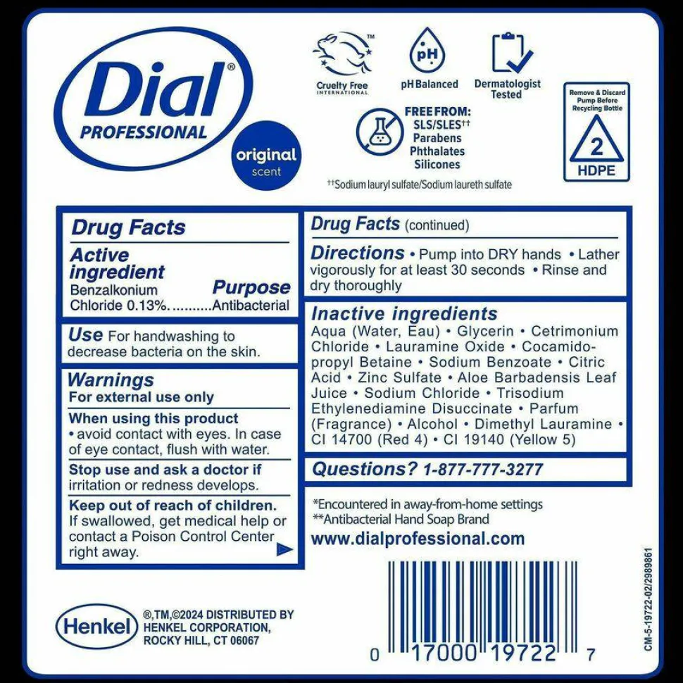 Dial 1700 Universal Dispenser Refills