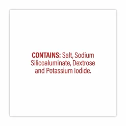Diamond Crystal Iodized Salt Packet, 0.6 g Packet, 3,000/Carton