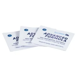 Digital Innovations ScreenDr 70% Alcohol Advanced Formula Device Cleaning Wipes And Microfiber Cloth, Box Of 120 Packets