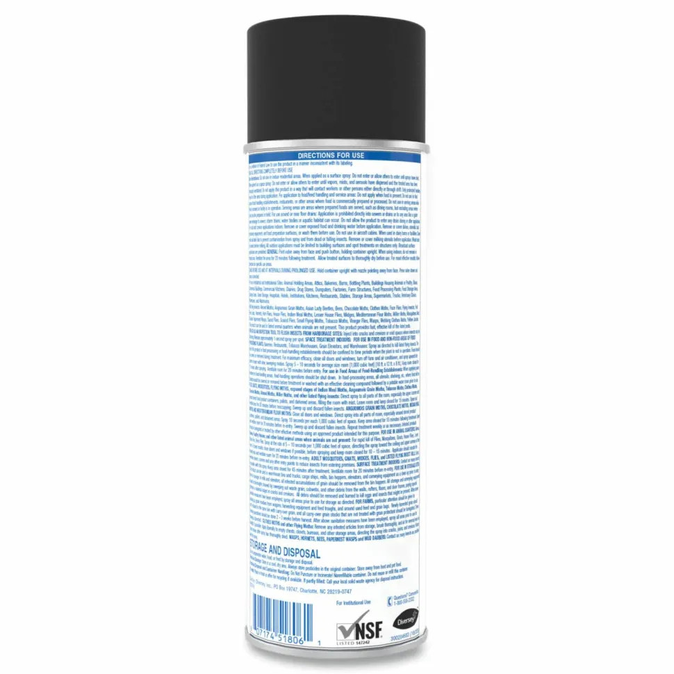 Diversey Skidoo Institutional Flying Insect Killer, 15 oz Aerosol Spray, 6/Carton