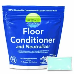 Diversey Aqua ChemPacs Floor Conditioner and Neutralizer, 100 ChemPacs/Carton