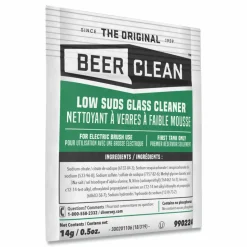 Diversey Beer Clean Glass Cleaner, Powder, 0.5 oz Packet, 100/Carton
