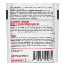 Diversey Beer Clean Last Rinse Glass Sanitizer, Unscented, Powder, 0.25 oz Pack, 100/Carton