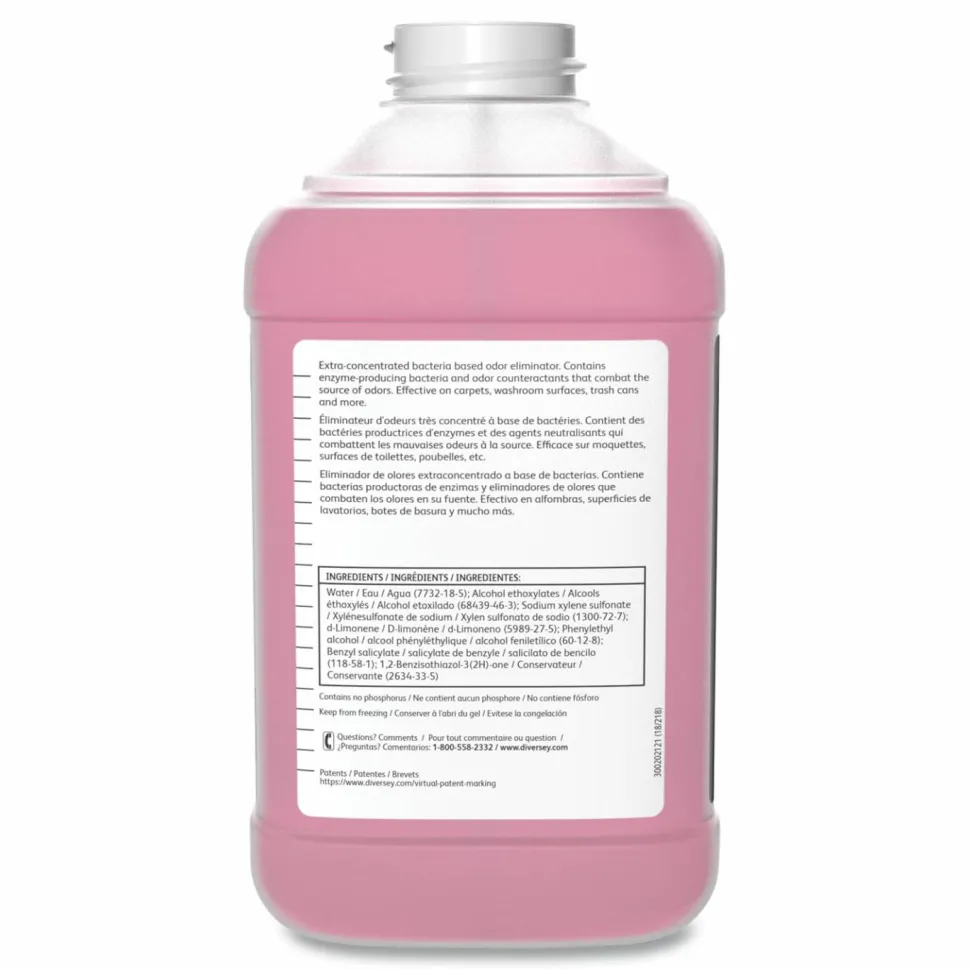 Diversey Breakdown Odor Eliminator, Fresh, 84.5 oz, 2/Carton
