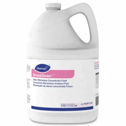Diversey Breakdown Odor Eliminator, Cherry Almond, Liquid, 1 gal Bottle, 4/Carton