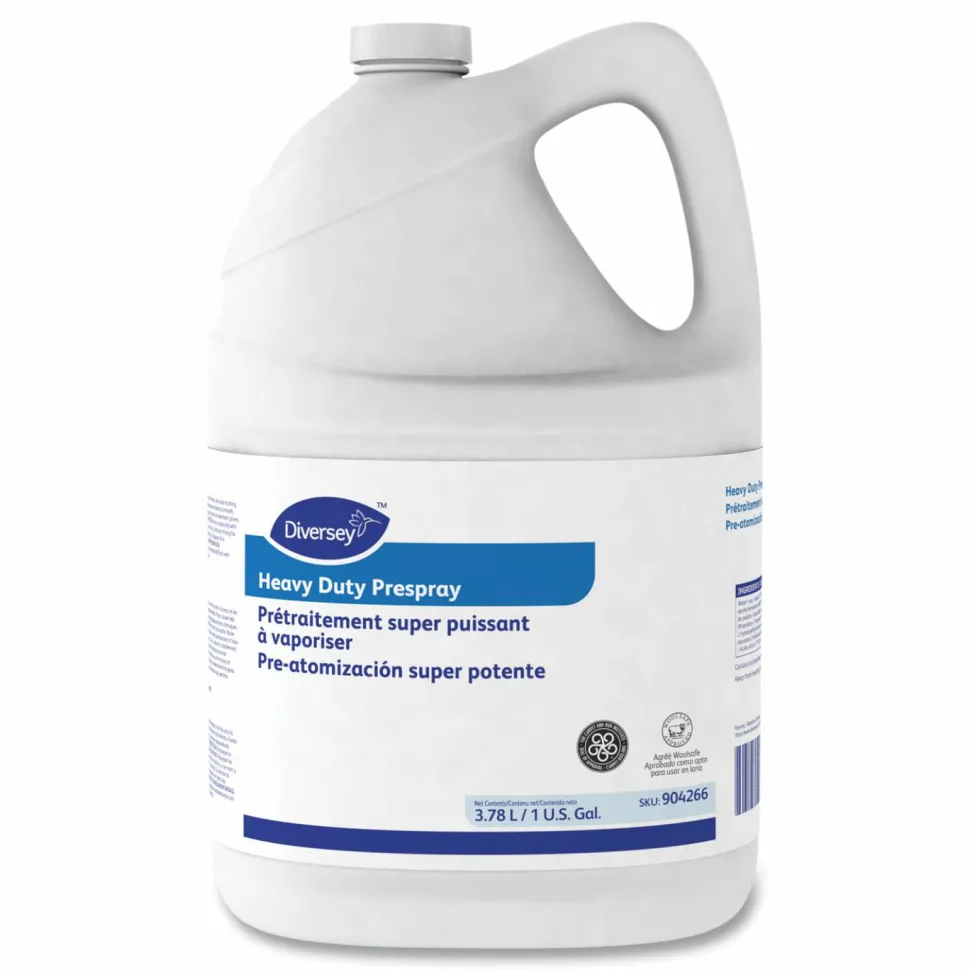 Diversey Carpet Cleanser Heavy-Duty Prespray, Fruity Scent, 1 gal Bottle, 4/Carton