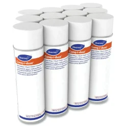 Diversey Conq-r-Dust Dust Mop/Dust Cloth Treatment, Amine Scent, 17 oz Aerosol Spray, 12/Carton