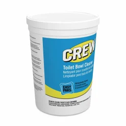 Diversey Crew Easy Paks Toilet Bowl Cleaner, Fresh Floral Scent, 0.5 oz Packet, 90 Packets/Tub