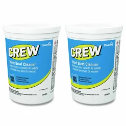 Diversey Crew Easy Paks Toilet Bowl Cleaner, Fresh Floral Scent, 0.5 oz Packet, 90 Packets/Tub, 2 Tubs/Carton