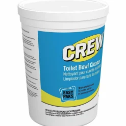 Diversey Crew Easy Paks Toilet Bowl Cleaner, Fresh Floral Scent, 0.5 oz Packet, 90 Packets/Tub, 2 Tubs/Carton
