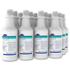 Diversey Crew Heavy Duty Toilet Bowl Cleaner, Minty Scent, 32 oz Squeeze Bottle, 12/Carton