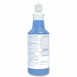 Diversey Crew Neutral Non-Acid Bowl and Bathroom Disinfectant, Fresh Scent, 32 oz Squeeze Bottle, 12/Carton