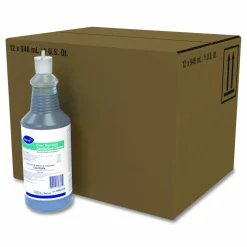 Diversey Crew Neutral Non-Acid Bowl and Bathroom Disinfectant, Fresh Scent, 32 oz Squeeze Bottle, 12/Carton