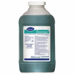 Diversey Crew Restroom Floor and Surface SC Non-Acid Disinfectant Cleaner, Fresh Scent, 2.5 L Bottle, 2/Carton
