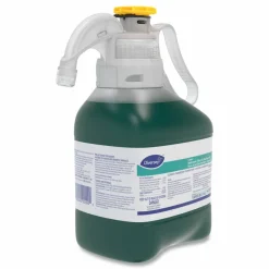 Diversey Crew Restroom Floor and Surface SC Non-Acid Disinfectant Cleaner, Fresh Scent, 1.4 L SmartDose, 2/Carton