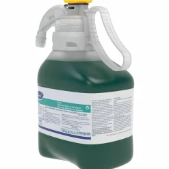 Diversey Crew Restroom Floor and Surface SC Non-Acid Disinfectant Cleaner, Fresh Scent, 1.4 L SmartDose, 2/Carton