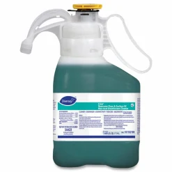 Diversey Crew Restroom Floor and Surface SC Non-Acid Disinfectant Cleaner, Fresh Scent, 1.4 L SmartDose, 2/Carton