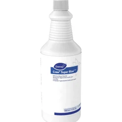 Diversey Crew Super Blue Mild Acid Bowl Cleaner, Citrus Scent, 32 oz Squeeze Bottle, 12/Carton