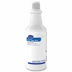 Diversey Crew Super Blue Mild Acid Bowl Cleaner, Citrus Scent, 32 oz Squeeze Bottle, 12/Carton