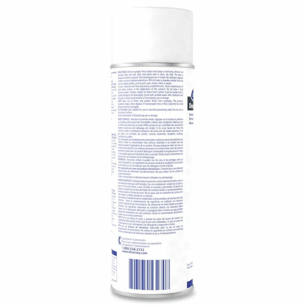 Diversey Deep Gloss Stainless Steel Maintainer, 16 Oz, Carton Of 12 Bottles