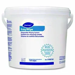 Diversey Easywipe Disposable Wiping Refill, White, 125/Tub, 6 Tub/Carton