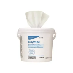 Diversey Easywipe Disposable Wiping Refill, 8.63 x 24.88, White, 125/Bucket, 6/Carton