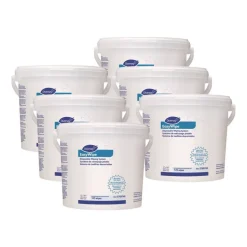 Diversey Easywipe Disposable Wiping Refill, 8.63 x 24.88, White, 125/Bucket, 6/Carton