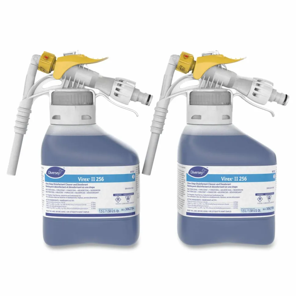Diversey Glance Glass and Multi-Surface Cleaner, Liquid, 50.7 oz Bottle, 2/Carton